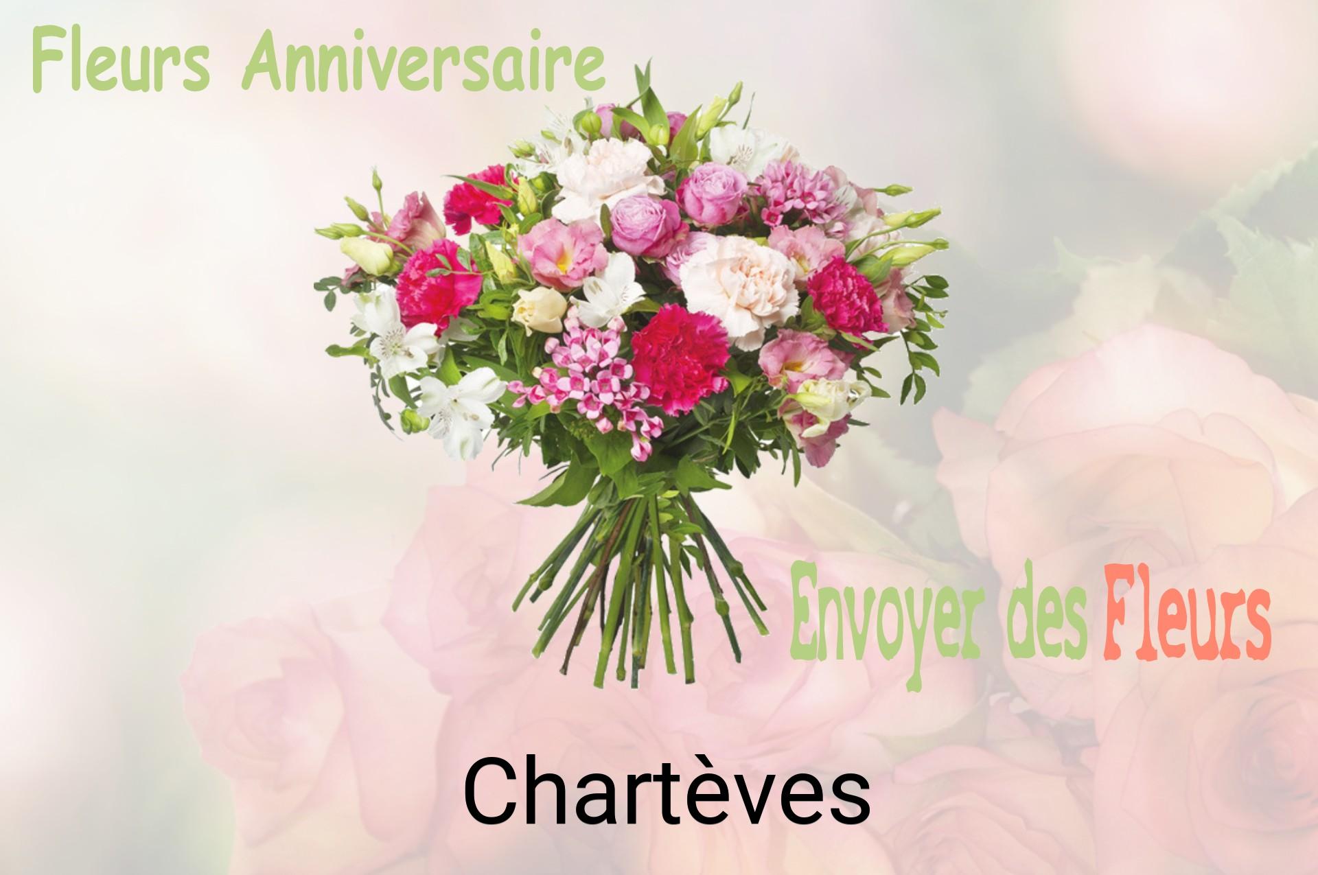 Bouquet de fleurs d’anniversaire livré à Chartèves