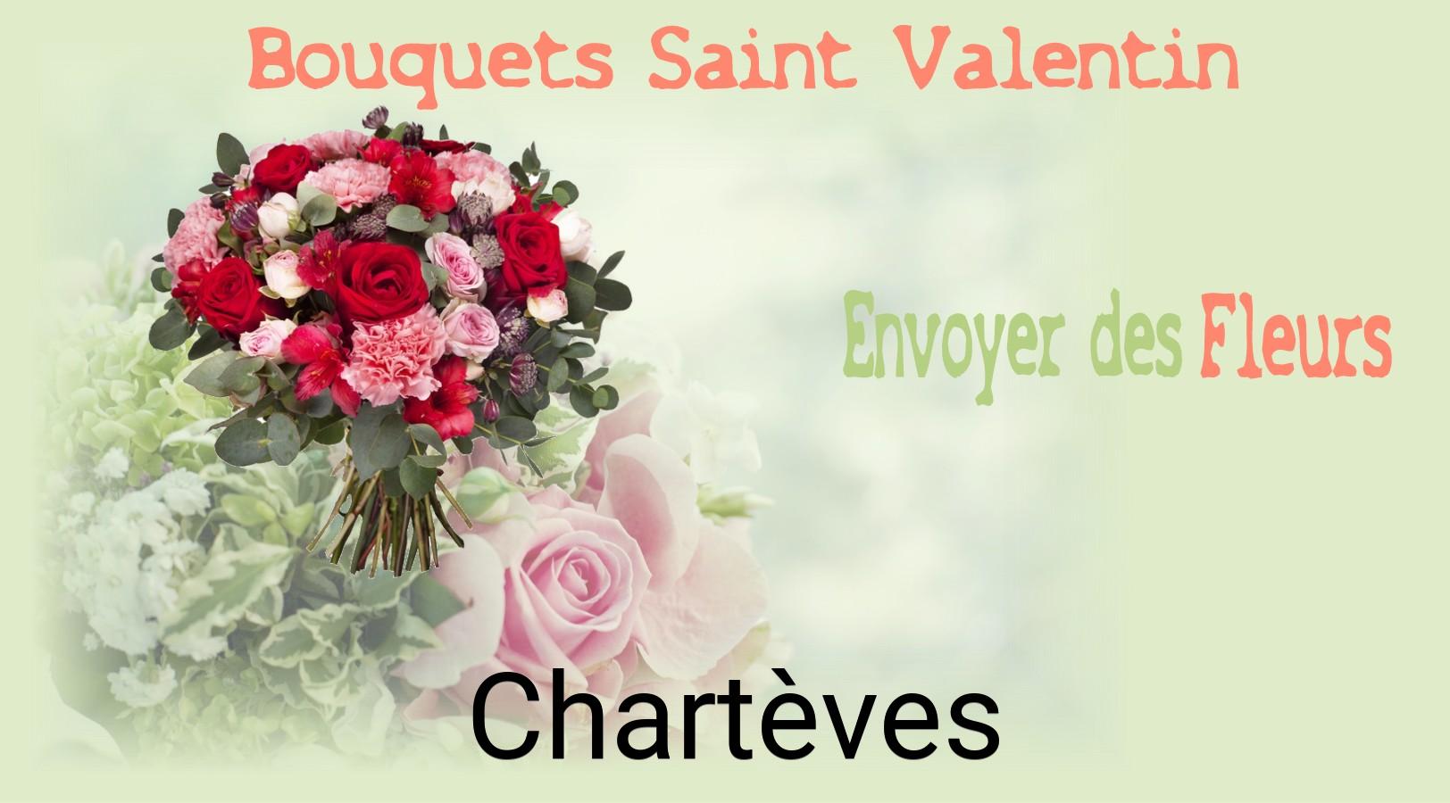 Roses de Saint-Valentin livrées à Chartèves